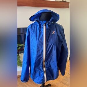 K-Way Le Vrai Claude 3.0 Unisex Packable  Full Zip Waterproof Rain Jacket